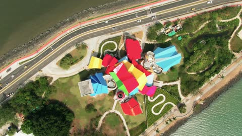 Top view of Panama's Tourist Attraction