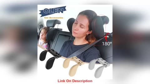 Get New Car Neck Headrest Pillow Adjustable Angle Supp