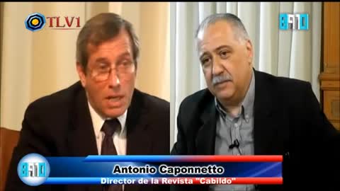 09 8910 N° 09 Antonio Caponnetto; 'La sociedad es víctima de una tiranía malpari