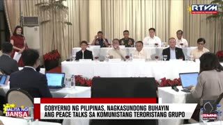 Gobyerno ng Pilipinas, nagkasundong buhayin ang peace talks sa komunistang ter*ristang grupo