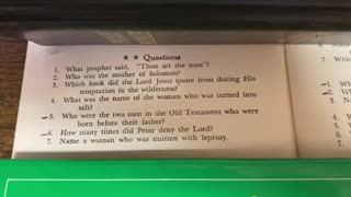 Bible Quiz 2 ⭐️⭐️