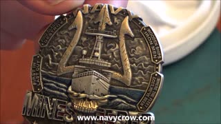 US Navy Minesweeper Veteran Collectible Challenge Coin