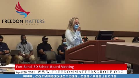 FMAG - Fort Bend ISD School Board Meeting - April 26, 2021