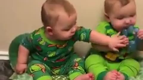 Twin babies funny videos