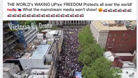 THE WORLD's WAKING UP!👀 FREEDOM Protests all over the world!🇨🇦🇺🇸🇵🇭 ✊