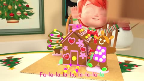 Deck the Halls - Christmas Song for Kids | CoComelon Nursery Rhymes & Kids Songs