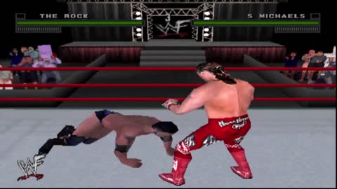 WWF Attitude PS1_ Gauntlet match #1