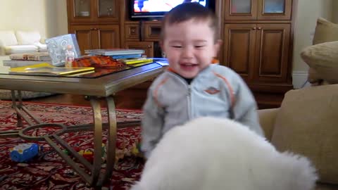 Giggling baby Funny Video