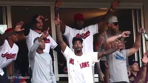 LeBron James Goes Crazy Over Cleveland Indians In World Series