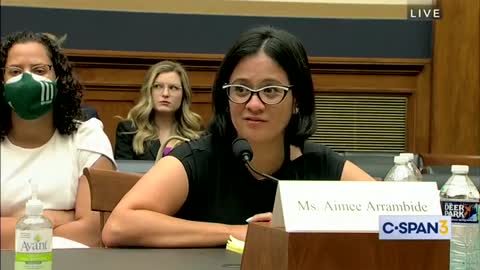 Abortion advocate Aimee Arrambide believes that men can become pregnant and have abortions