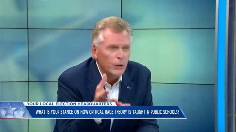 Virginia Democrat Terry McAuliffe suggests parents concerned about Critical Race Theory are racist.