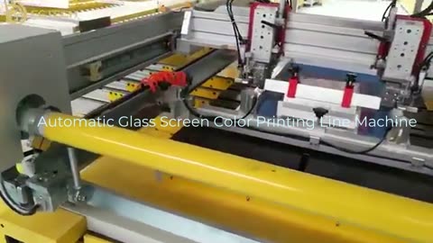 Automatic Glass Screen Color Printing Line Machine Glass Screen Printing Line Printing