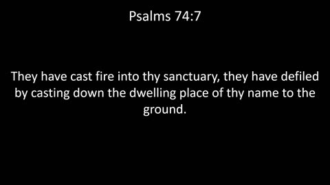 KJV Bible Psalms Chapter 74