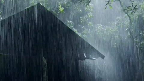 The rhythmic, quiet sound of rain can be a remarkably good lullaby