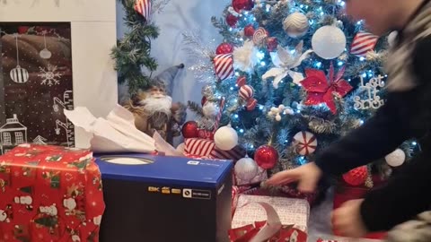 Polite Boy Reacts to Surprise PS5 Christmas Present