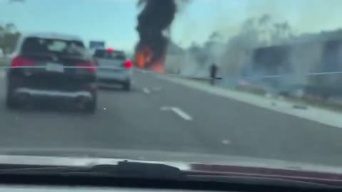 I Think A Jet Just Wrecked On I-75 In Naples, Florida