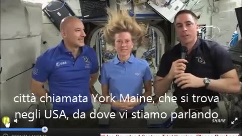 Altre scene e "discorsi curiosi" dalla stazione spaziale