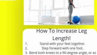 How to increase leg length