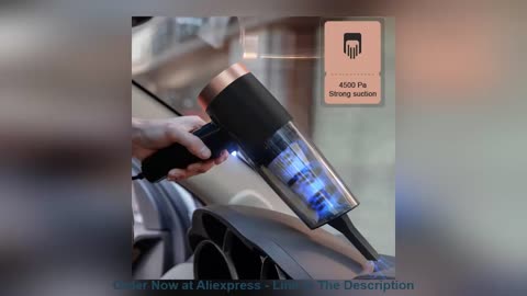 ☄️ Wireless Car Vacuum Cleaner Household Vacuum Cleaner Mini Large Suction Wet and Dry Handheld