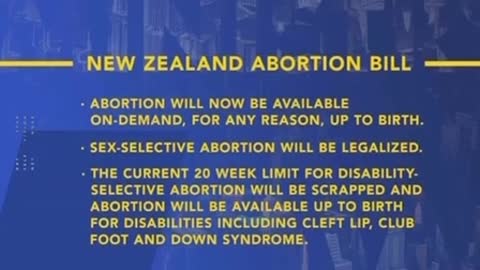 ABORTION LAW IN NEW ZEALAND