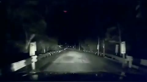Almost hit a walking ghost!! It happened at the bridge in Kelantan, Malaysia at 3 am
