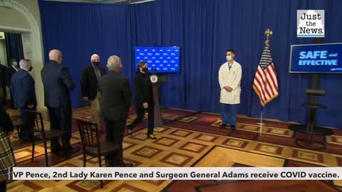 Pence and Surgeon General get COVID vaccine