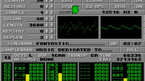 Amiga and Atari ST Protracker Music Mods - Fantastic