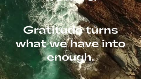 Explore the transformative power of gratitude in appreciating what we have.#Gratitude #Perspective