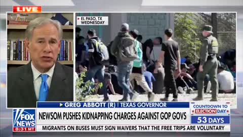 Abbott: If Biden, Kamala Would Not Go to the Border, ‘We’re Taking the Border to Them’