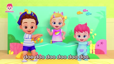 [NEW] 🦈 Shark Finger Family _ Baby Shark Doo Doo Doo _ Bebefinn Best Songs and Nursery Rhymes