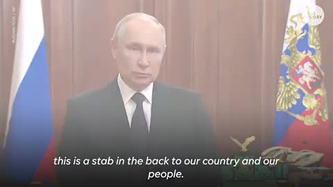 Stab in the back': Putin vows to stop Wagner's armed rebellion | USA TODAY