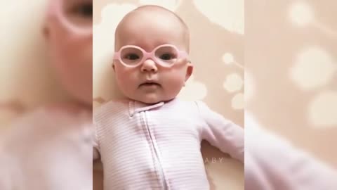 Lovely Baby with Spectacles