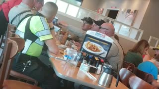 Breakfast Bill Paid by Police