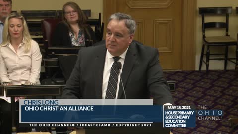 OCA President Chris Long Testimony before the Ohio House Education Committee