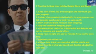 9 Tips How to Keep Your Holiday Budget Merry and Bright