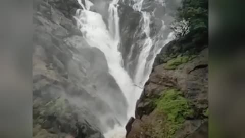 slow motion waterfall.