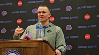 Pre Air Force Press Conference With Boise State Interim Head Coach, Spencer Danielson