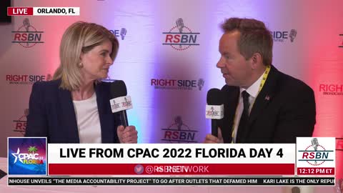 US Senate Candidate and Fmr Amb. Carla Sands Full Interview with RSBN's own Brian Glenn at CPAC 2022