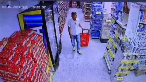 Robo a supermercado en Bucaramanga
