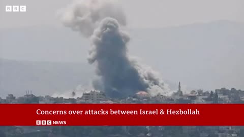 Israel and Hezbollah attacks prompts US concern | BBC News