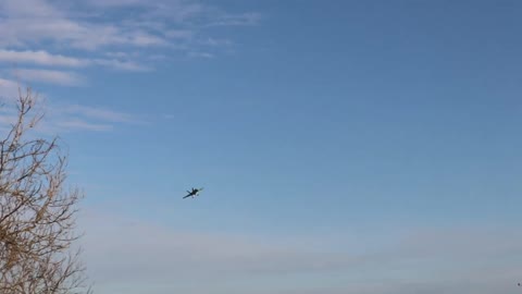 F-18 Super hornet doing touch and goes at St Louis Lambert International Airport