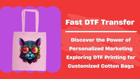 Transform Your Marketing Strategy with DTF Printing on Cotton Bags | Fast DTF Transfer Tutorial