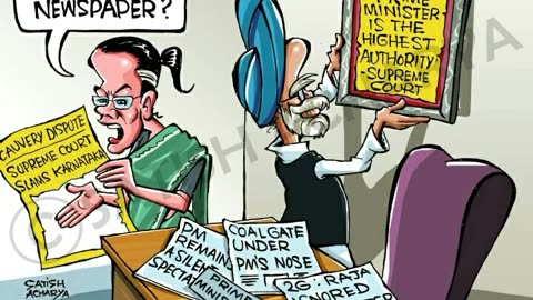 The reality of indian politics through cartoons