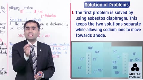 LEC#13 COMMERCIAL PREPARATION OF NaOH BY DIAPHRAGM CELL