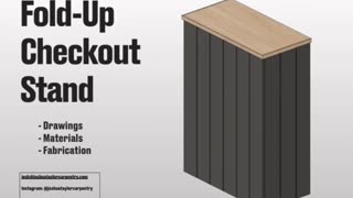 Fold-Up Checkout Stand