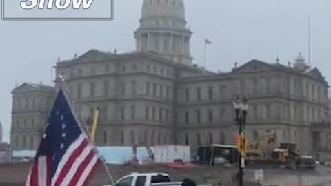 2nd Ammendment March In Lansing Michigan 🟠⚪🟣The NPC Show