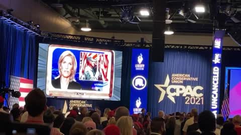 Waiting For President Trump at CPAC 2021