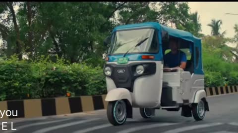Three Wheeler passenger Electric vehical Rickshaw BAJAJ RE E-Tec