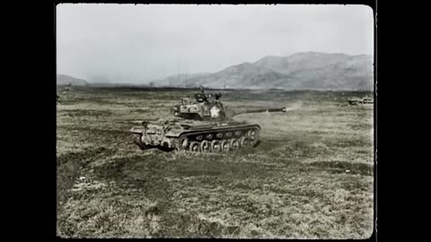 🔥 Korean War | UN Tanks and US Rocket Artillery Fire on Enemy Positions | 1953 | RCF