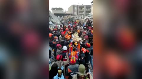 Man Rescued Alive After 278 Hours Under Rubble